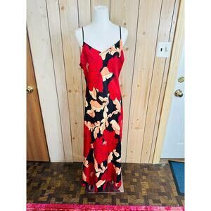FAVORITE DAUGHTER Anthropologie The Favorite Midi Sundress Silky Low Back XL